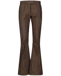 Miu Miu - Technical Fabric Flared Pants - Lyst