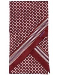 Saint Laurent - Sciarpa Lavallière In Twill Di Seta - Lyst