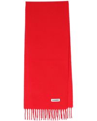 Jil Sander - Sciarpa In Lana Vergine - Lyst