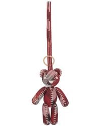 Burberry - "Thomas" Teddy Bear Keyring Charm - Lyst