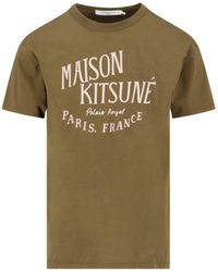 Maison Kitsuné - T-Shirt "Palais Royal" - Lyst