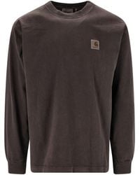 Carhartt - Long-Sleeve Logo T-Shirt - Lyst