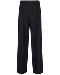 Jil Sander - Tailored Wide-Leg Pants With Mid-Rise Waistband - Lyst