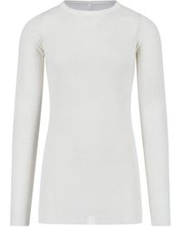 Rick Owens - Viscose And Silk Blend T-Shirt - Lyst
