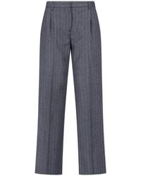 Lardini - Virgin Wool Trousers - Lyst