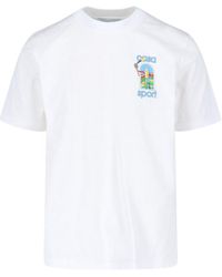 Casablancabrand - 'le Jeu Coloré' T-shirt - Lyst