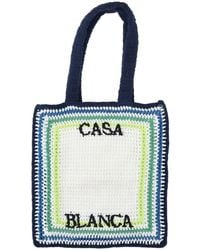 CASABLANCA - Crochet Tote Bag - Lyst