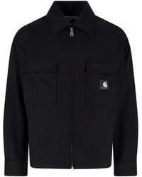 Carhartt - Wool Zip Jacket With Patch Pockets - Lyst
