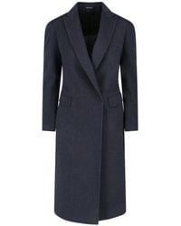 Tagliatore - Double-Breasted Virgin Wool And Cashmere Coat - Lyst
