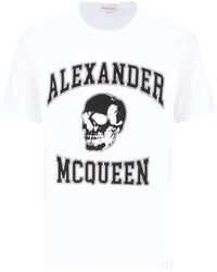 Alexander McQueen - T-Shirt "Varsity" - Lyst