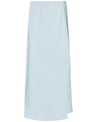 Calvin Klein - Midi Skirt - Lyst