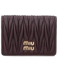 Miu Miu - Portacarte Bi-Fold Logo - Lyst
