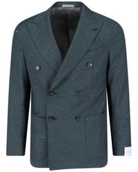 Caruso - Double-Breasted Blazer - Lyst