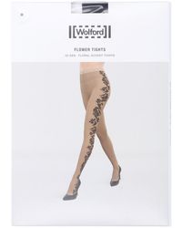 Wolford - Tights "flower Tights" - Lyst