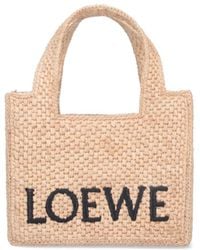 Loewe - Mini Logo Tote Bag - Lyst