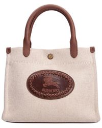 Burberry - Mini Tote Bag “Clovelly” - Lyst