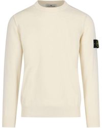 Stone Island - Satin Tunic Merinos Blouse - Lyst
