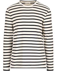 Jil Sander - Striped T-Shirt - Lyst