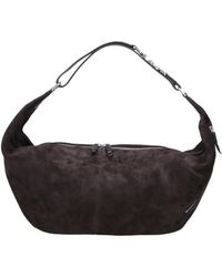 Lemaire - Suede Shoulder Bag - Lyst