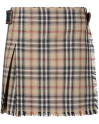 Burberry - Skirts Wool - Lyst