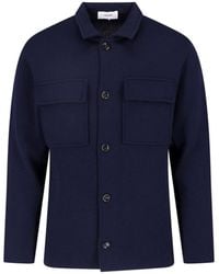 Lardini - Virgin Wool Shirt - Lyst