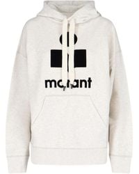 Isabel Marant - Logo Print Pullover Hoodie - Lyst