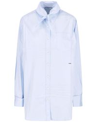 Prada - Cotton Poplin Shirt - Lyst