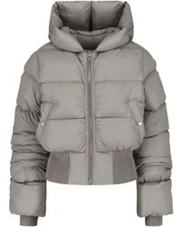 Rick Owens - Cropped Hooded Down Jacket - Lyst