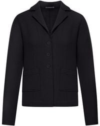 Transit - Shaped Wool Jacket With Herringbone Pattern Inside - Lyst