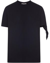 JW Anderson - J.W.Anderson T-Shirt With Knotted Sleeves - Lyst