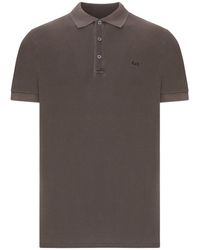 Fay - Cotton Piquet Polo Shirt - Lyst