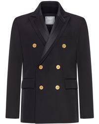 Sacai - Double-face Cotton And Silk Jacket - Lyst