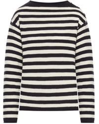 Dior - Cashmere Blend Sweater With Logo - Lyst