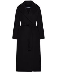 Max Mara - Wool Drap Robe Coat - Lyst