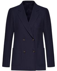 Tagliatore - Donna Parigi Double-Breasted Silk Jacket - Lyst