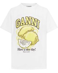 Ganni - T-shirts - Lyst