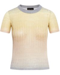 Roberto Collina - T-shirt in lurex - Lyst
