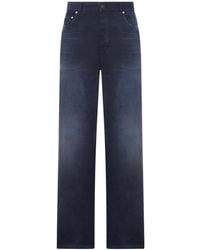 Balenciaga - Wide Leg Denim Jeans - Lyst