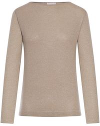 Brunello Cucinelli - Lightweight Cashmere And Silk Sparkling Sweater - Lyst