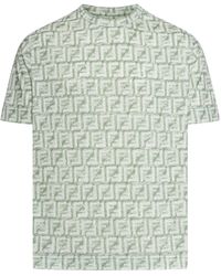 Fendi - T-shirt With Monogram, - Lyst