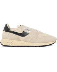 Autry - Reelwind Suede And Mesh Sneakers - Lyst