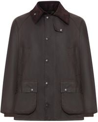 Barbour - Giacca con chiusura a pressione Bedale - Lyst