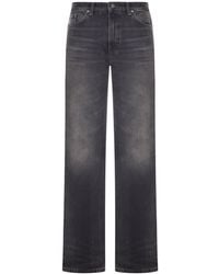 Haikure - Straight Leg Dark Wash Denim Jeans - Lyst