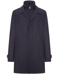 Fay - Morning coat in popeline tecnico - Lyst