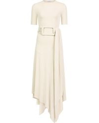 Alaïa - Jersey Dress With Belt - Lyst