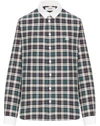 Celine - Camicia in cotone con logo triomphe - Lyst