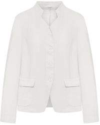 Transit - Stretch Linen Blend Jacket - Lyst