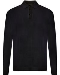 Roberto Collina - Fine Cotton Knit Polo Shirt - Lyst