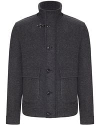 Fay - Wool Bomber Jacket - Lyst