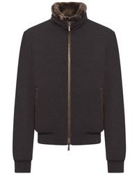 Moorer - Beautiful Cashmere And Silk Bomber Jackets - Lyst